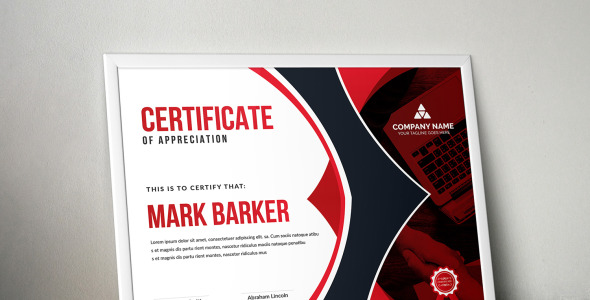 Шаблон сертификата на тему графика