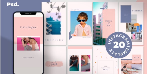 Шаблон для соцсетей на тему графика