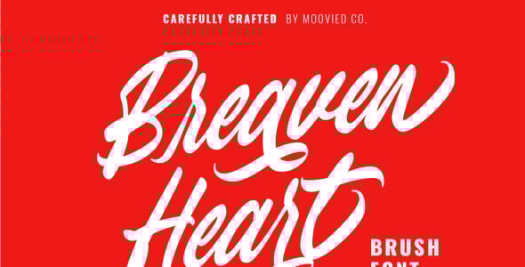 Шрифт на тему графика