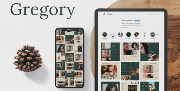 Шаблон для соцсетей на тему графика