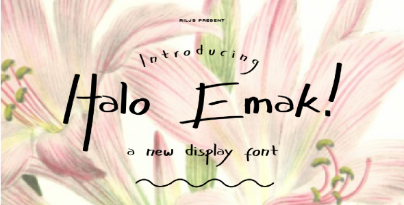 Шрифт на тему графика