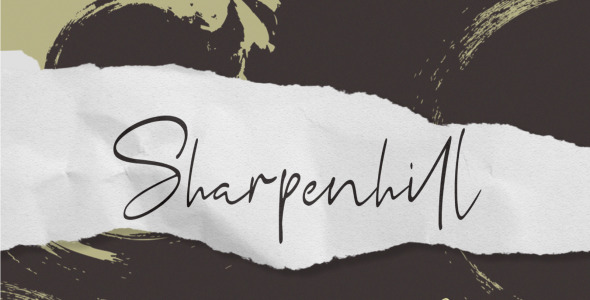 Шрифт на тему графика