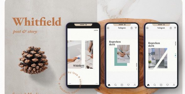 Шаблон для соцсетей на тему графика