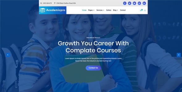 academicpro Website Template