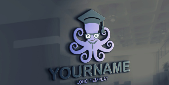 Шаблон логотипа на тему графика