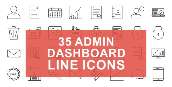 Набор иконок на тему графика