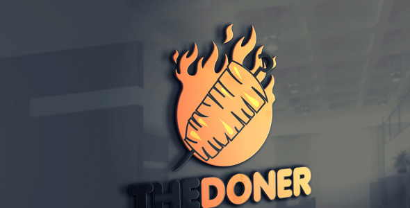 Шаблон логотипа на тему графика