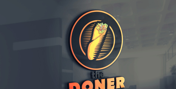 Шаблон логотипа на тему графика