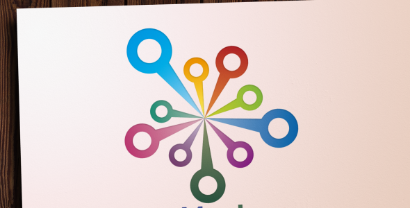 Шаблон логотипа на тему графика