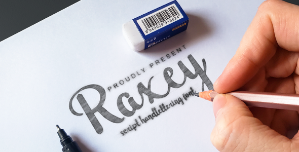 Шрифт на тему графика