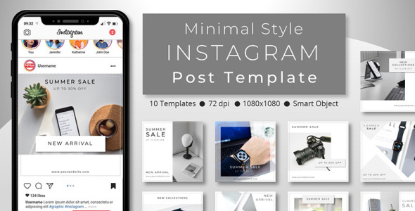 Шаблон для соцсетей на тему графика