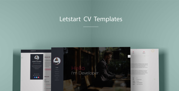 шаблон целевой страницы резюме