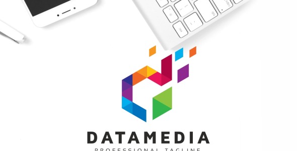 Шаблон логотипа на тему графика