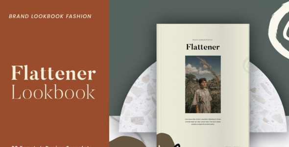 Magazine Template на тему графика