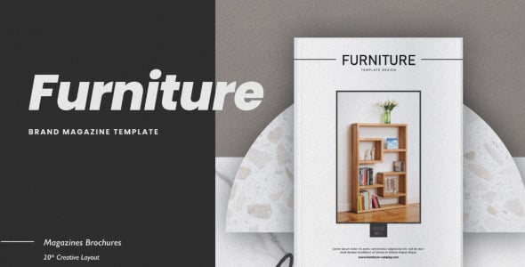 Magazine Template на тему графика