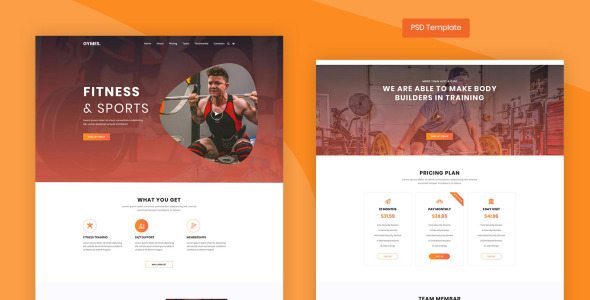 PSD шаблон на тему медицина