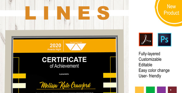 Шаблон сертификата