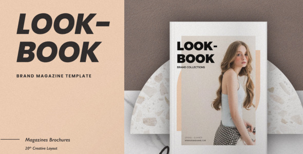 Magazine Template на тему графика