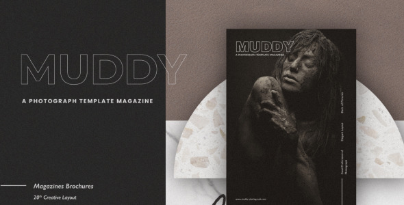 Magazine Template на тему графика