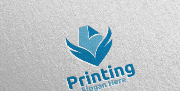 Шаблон логотипа на тему графика