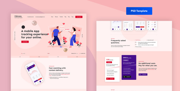 PSD шаблон на тему компания по разработке по