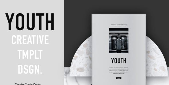 Magazine Template на тему графика