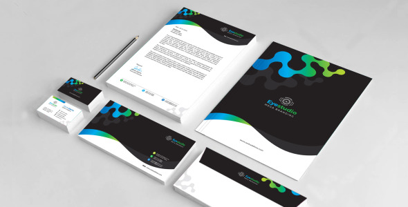 Фирменный стиль на тему графика