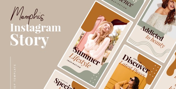 Шаблон для соцсетей на тему графика