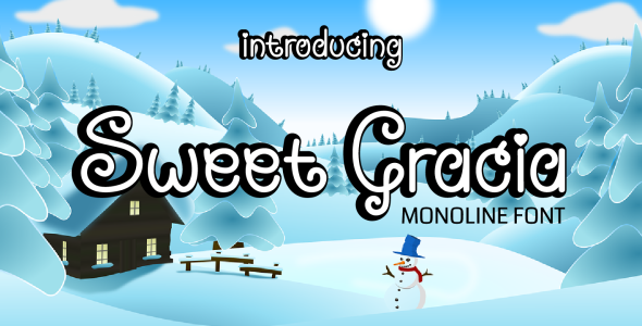 Шрифт на тему графика