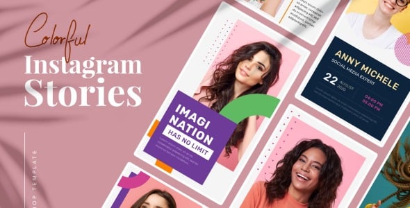 Шаблон для соцсетей на тему графика