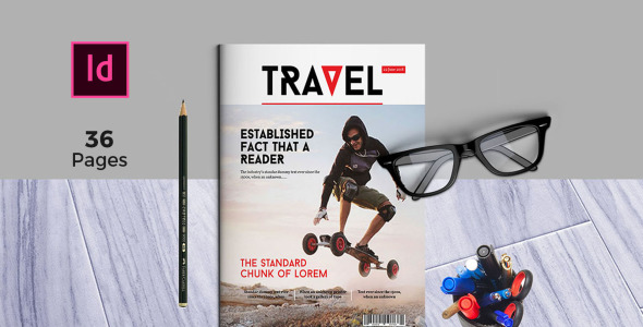 Magazine Template на тему графика