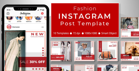 Шаблон для соцсетей на тему графика