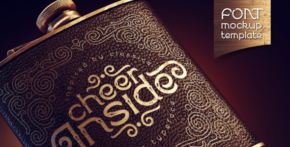 Шрифт на тему графика