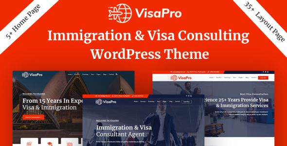 иммиграция и визовый консалтинг wordpress тема
