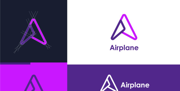 Шаблон логотипа на тему графика