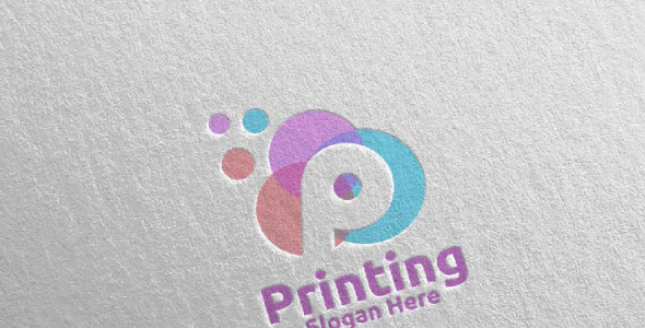 Шаблон логотипа на тему графика