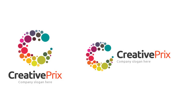 Шаблон логотипа на тему графика