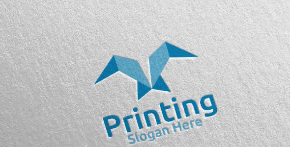 Шаблон логотипа на тему графика