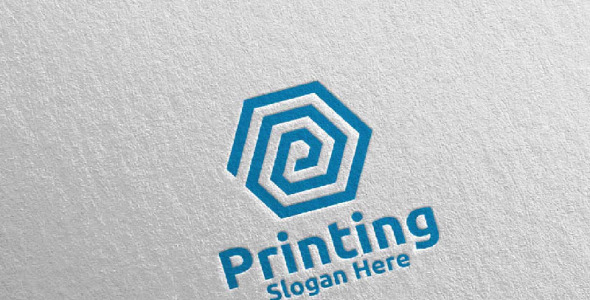 Шаблон логотипа на тему графика