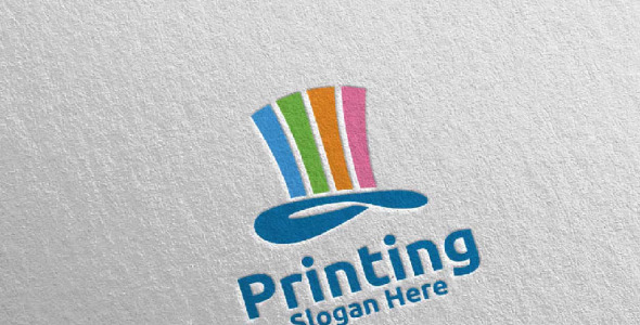 Шаблон логотипа на тему графика