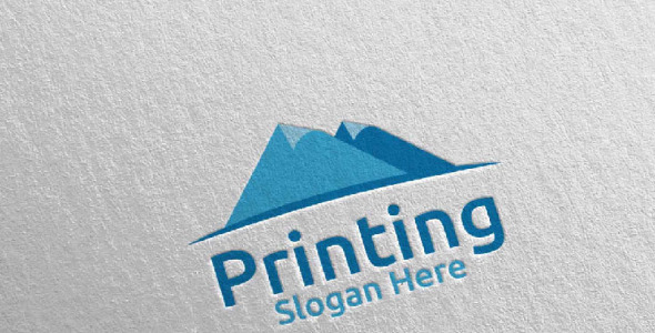 Шаблон логотипа на тему графика