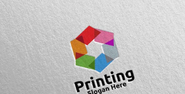 Шаблон логотипа на тему графика