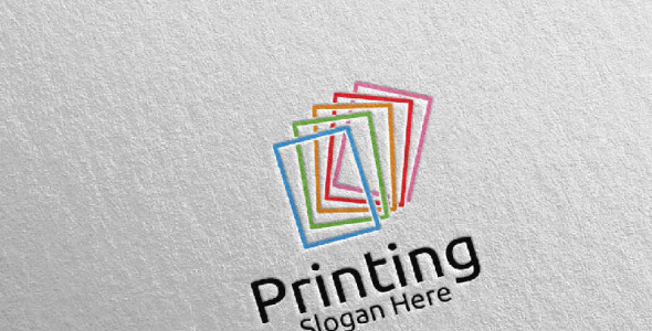 Шаблон логотипа на тему графика