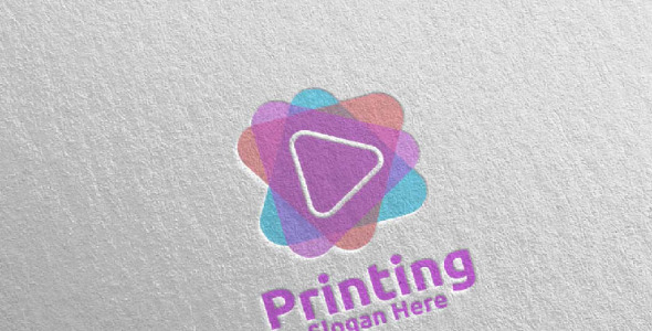 Шаблон логотипа на тему графика