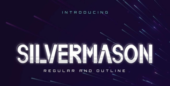 Шрифт на тему графика