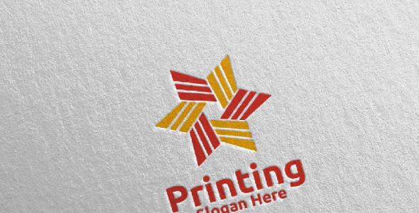 Шаблон логотипа на тему графика