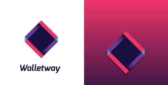 Шаблон логотипа на тему графика