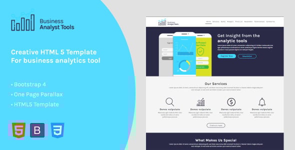 Responsive HTML Landing Page Template