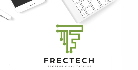 Шаблон логотипа на тему графика