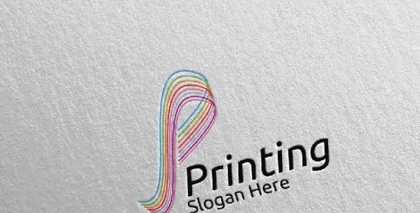 Шаблон логотипа на тему графика